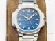 PFF Factory Super Clone Patek Philippe Ladies Nautilus 9015 Watch Navy Silver (2)_th.jpg